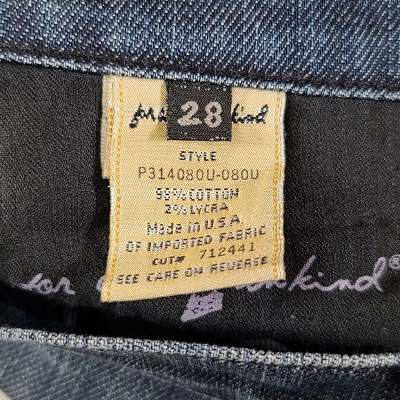 7 For All Mankind Jeans Womens 28 32x24 Straight Leg Medium Wash Low Rise - Picture 4 of 13